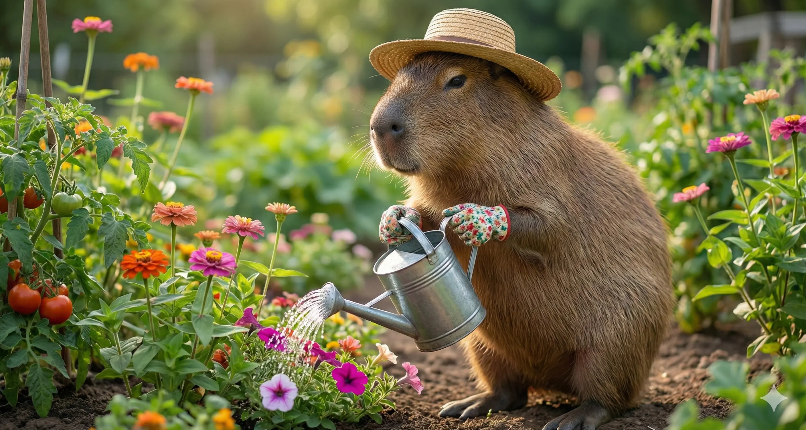 Friendly capybara
